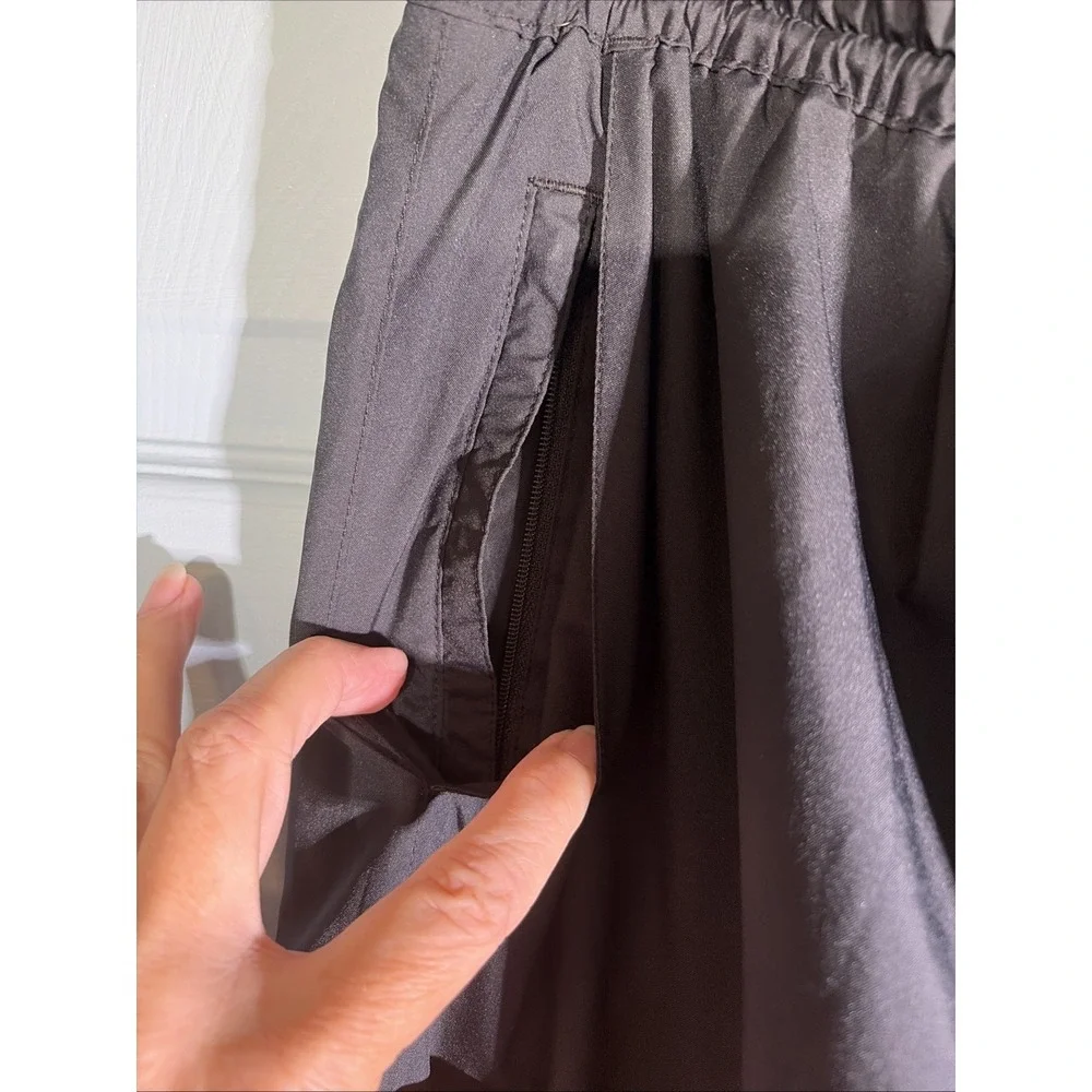 FootJoy DryJoys Golf Rain Pants Men Medium Black Waterproof Windbreaker Trousers